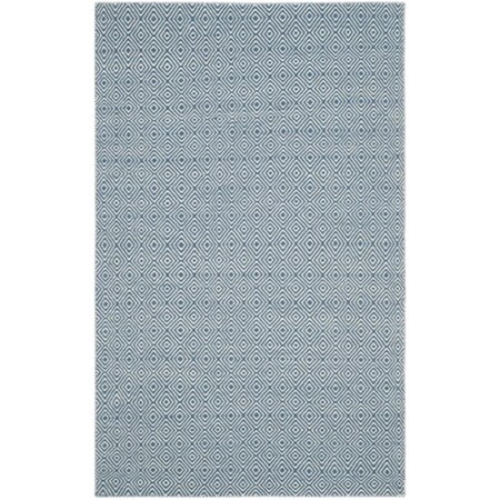 Safavieh Oasis Hand Woven Flatweave Rectangle Rug- Blue - Ivory- 9 x 12 ft. OAS525B-9